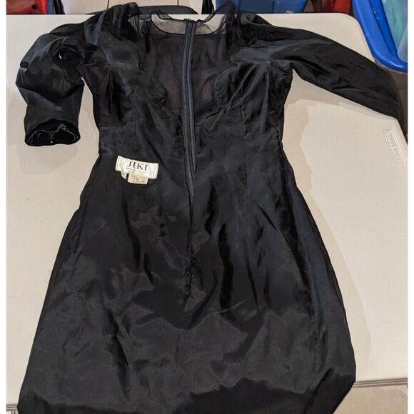 Jiki Monte Carlo Creations Black Dress With Rhinestones Size 38 (US 4) - Picture 15 of 15